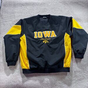 Iowa Hawkeyes Jacket Men's L Pullover Windbreaker